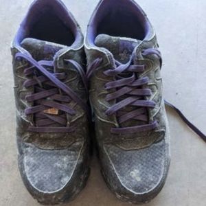 Timberland size 6W steel toe shoes